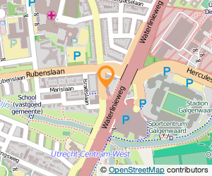 Bekijk kaart van GGD hoofdkantoor in Utrecht