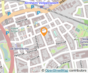 Bekijk kaart van Praktijk Vugts voor opleiding en therapie in Arnhem