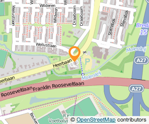 Bekijk kaart van Boedelbak verhuurlocatie in Breda