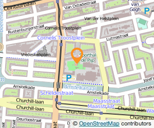 Bekijk kaart van Ver. Kinderboerderij De Pijp  in Amsterdam