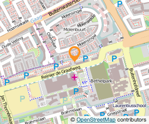 Bekijk kaart van Reinier de Graafw 176 Amb Wonen in Delft