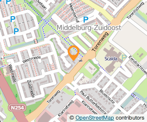 Bekijk kaart van Brandweer Torenweg in Middelburg