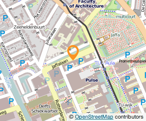 Bekijk kaart van Studievereniging Technische Bestuurskunde 'Curius' in Delft