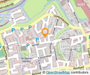 Bekijk kaart van P.J. Mollers Chauffeursdiensten in Leimuiden