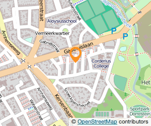 Bekijk kaart van Meerwegen College vestiging Corderius College in Amersfoort