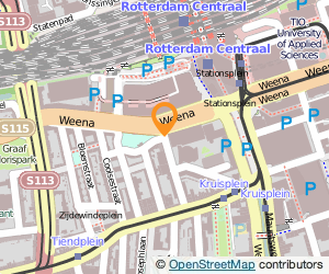 Bekijk kaart van forensische psychiatrische polikliniek het Dok in Rotterdam
