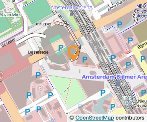 Bekijk kaart van Asian Kitchen Arena  in Amsterdam Zuidoost