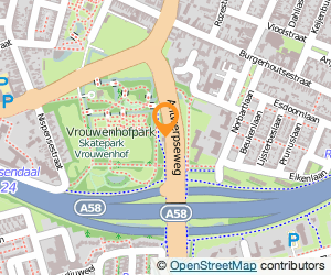 Bekijk kaart van Shell Station Vrouwenhof in Roosendaal
