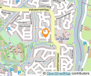 Bekijk kaart van Via Petri  in Leiden