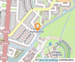 Bekijk kaart van Prinses Beatrix School  in Heemstede