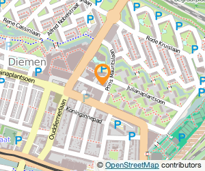 Bekijk kaart van Politiebureau in Diemen