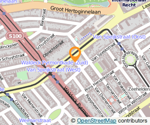 Bekijk kaart van Praktijk van Lingen in Den Haag