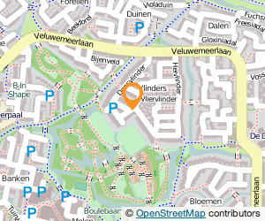 Bekijk kaart van Prakt. voor Huid- en Oedeemth. in Leiden