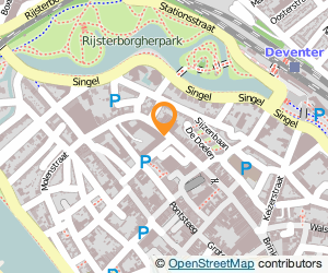 Bekijk kaart van Stg. Vriend. v. d. Stg. de Verenigde Gestichten in Deventer