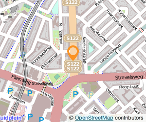 Bekijk kaart van Internet Kwadraat in Rotterdam