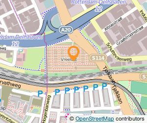 Bekijk kaart van Volkstuinders Vereniging 'Vreelust' in Rotterdam