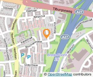 Bekijk kaart van Kapsalon Tebbe  in Breda