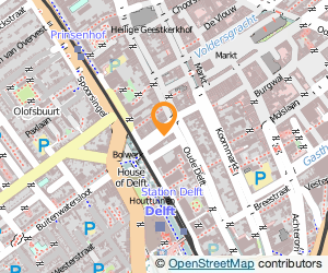 Bekijk kaart van Aan 't Grachtje van in Delft