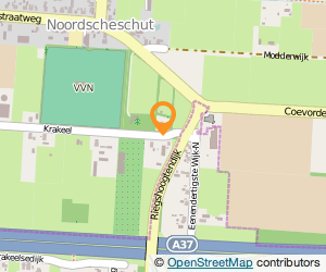 Bekijk kaart van Boomkwekerij, Tuinonderhoud en Tuincentrum Kelly in Noordscheschut