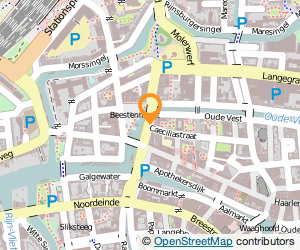 Bekijk kaart van Rhodos Grieks Restaurant  in Leiden