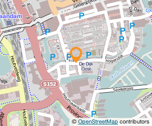 Bekijk kaart van obs De Dijk, locatie Oost  in Zaandam