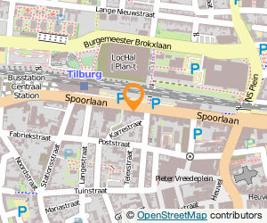 Bekijk kaart van Subway in Tilburg