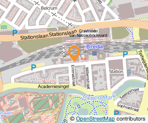 Bekijk kaart van GWK Travelex in Breda