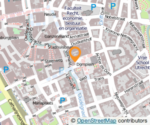 Bekijk kaart van grand café Lebowski  in Utrecht