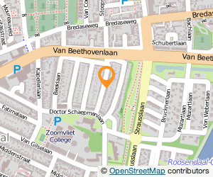 Bekijk kaart van Taxicentrale De Tulp in Roosendaal