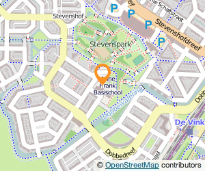 Bekijk kaart van Oudervereniging Openbare Basisschool Anne Frank in Leiden