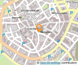 Bekijk kaart van Ginneken Haan t.h.o.d.n. Castell's in Bergen op Zoom