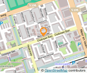 Bekijk kaart van Steakhouse Pizzeria Osdorperban in Amsterdam