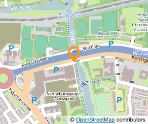 Bekijk kaart van Triversum Centrum voor Kinder- en Jeugdpsychiatrie in Zaandam