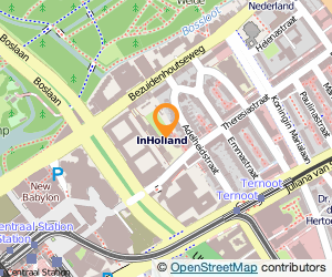 Bekijk kaart van Hogeschool InHolland in Den Haag