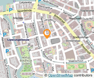 Bekijk kaart van Vereniging Pieterskerkhof 4C te in Leiden