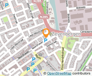 Bekijk kaart van Kapper & Shop  in Zevenbergen