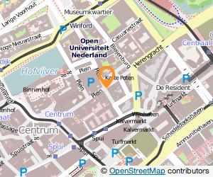 Bekijk kaart van Korte Poten 1-3 B.V.  in Den Haag