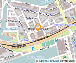 Bekijk kaart van Sociale Zaken en Werkgelegenh. Werkplein Heiman Dullaertplein in Rotterdam
