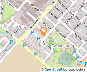 Bekijk kaart van Aker Taxi  in Zwanenburg