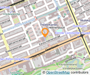 Bekijk kaart van Gezondheidscentrum Helmerstraat in Amsterdam