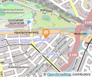 Bekijk kaart van OBS Westerpark  in Amsterdam