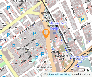 Bekijk kaart van Hotel Coen in Delft