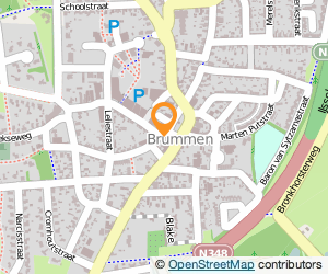 Bekijk kaart van Bloemenshop in Brummen