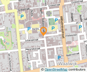 Bekijk kaart van Optiek Stassar in Waalwijk