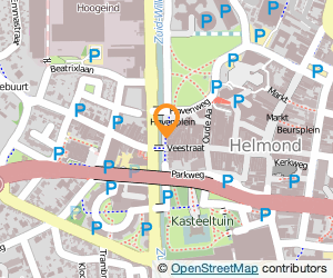 Bekijk kaart van Cafeeke De Kapper B.V.  in Helmond