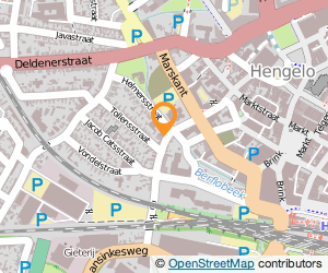 Bekijk kaart van V.O.F. Emma's Eetcafé  in Hengelo (Overijssel)