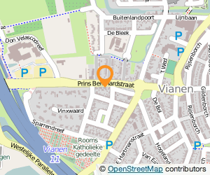 Bekijk kaart van Postzegelhandel Karel den Hertog in Vianen (Utrecht)