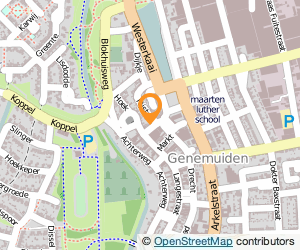 Bekijk kaart van de Wereld van Dranken Slijterij Stroomberg in Genemuiden