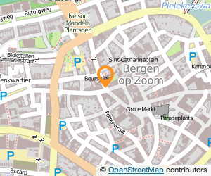 Bekijk kaart van Blz. Van der Kreek in Bergen op Zoom