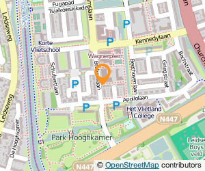 Bekijk kaart van Gevelreinigings- en voegbedrijf Riethoven in Leiden